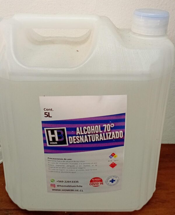 70 5 litros HOMEBLUE ALCOHOL 70° 5LTS