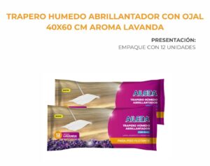 Aileda piso flotante listo AILEDA TRAPERO HUMEDO P/FLOTANTE LAVANDA X12UND