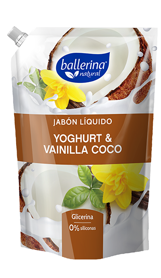 Ballerina Vainilla BALLERINA JABON LIQUIDO YOGHURT & VAINILLA COCO 750ML