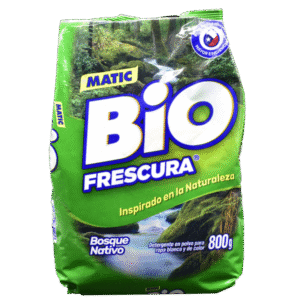 Bio polvo BIOFRESCURA DETERGENTE POLVO VERDE 800 GRS