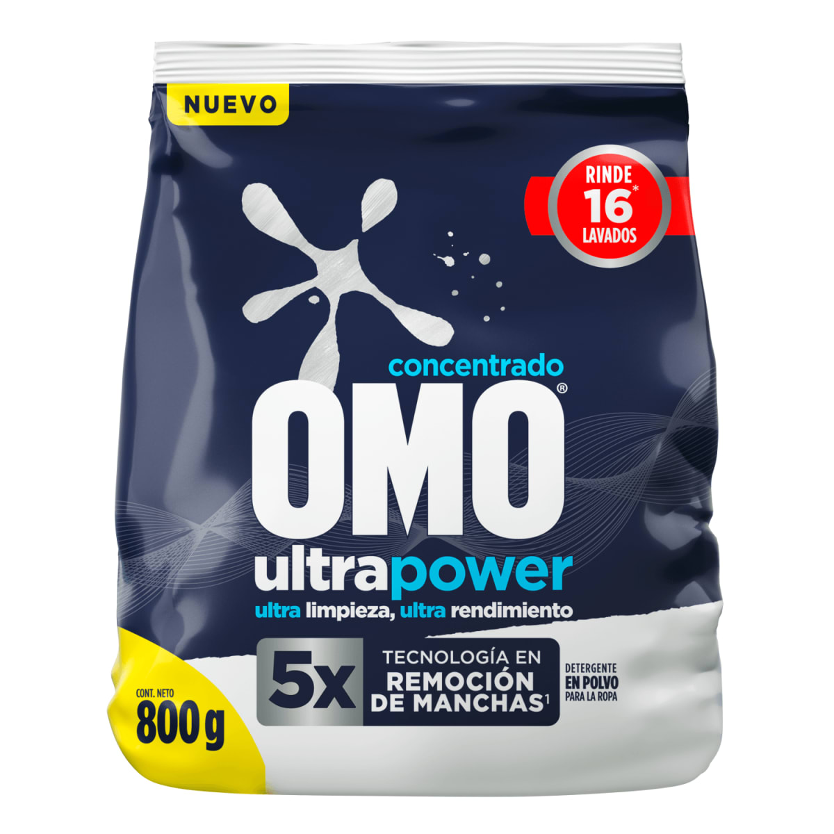 Omo Blue OMO DETERGENTE POLVO POWER 800GR – CleanBlue