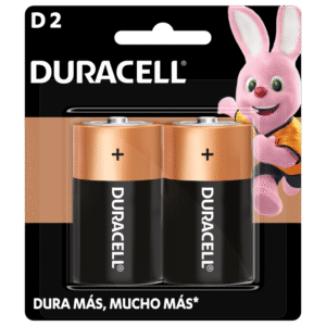 Par DD DURACELL PILA ALCALINA D2 (PAR)