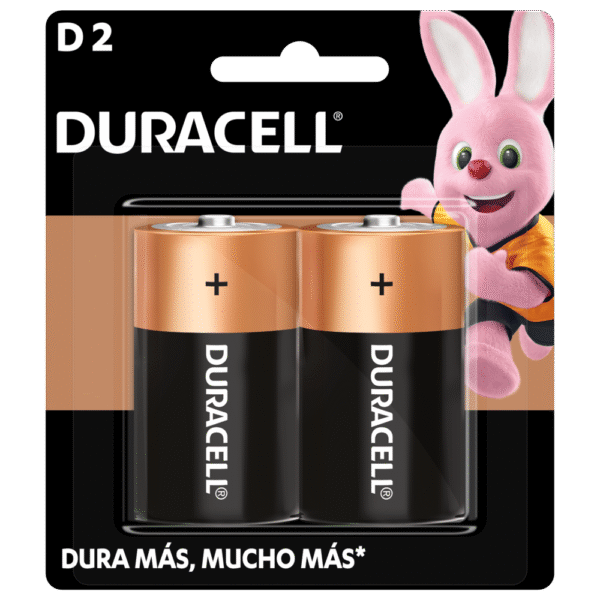 Par DD DURACELL PILA ALCALINA D2 (PAR)