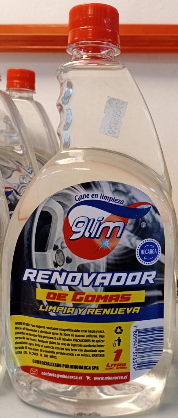 Renovador recarga GLIM RENOVADOR RECARGA P/AUTO 1LTS
