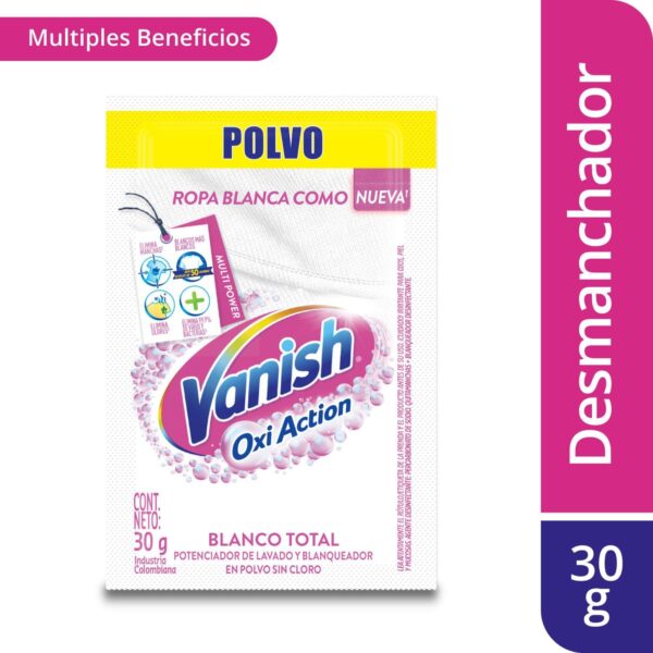 Vanis Blanco 30 VANISH POLVO ROPA BLANCA 30GR