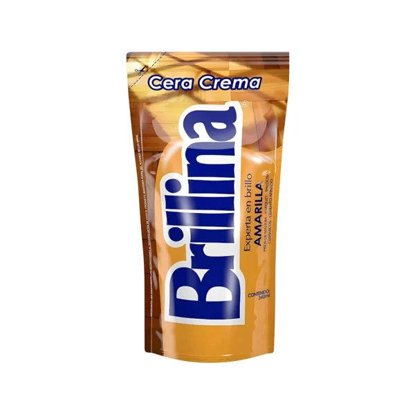 BRILLINA CERA CREMA TIERRA COLOR 340 ML