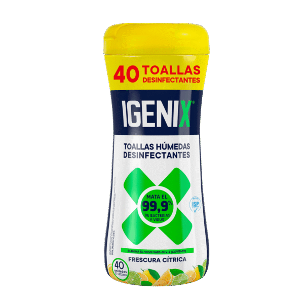 IGENIX TOALLAS HUMEDAS DESINFEC 40UND