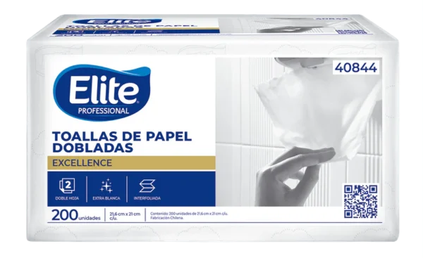 interfoliada ELITE SERVILLETA DOBLADAS 200UND INTERFOLEADAS