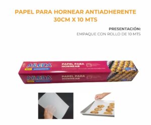 papel de horno Listo AILEDA PAPEL PARA HORNEAR 10MTS