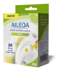 0171 AILEDA LIMPIADOR INODORO DISCOS LIMON 20UND