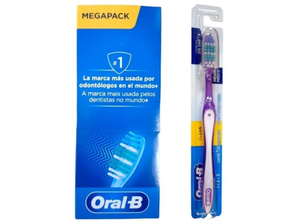 ORAL-B CEPILLO DE DIENTE ADULTO MEDIANO CON TAPA
