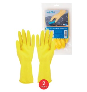 Guantes AILEDA GUANTES DE LATEX (2 PARES) / TALLA L
