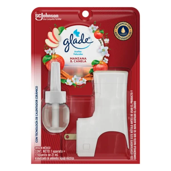 glade manzana canela GLADE AMBIENTADOR MANZANA CANELA+ ENCHUFE ELECTR