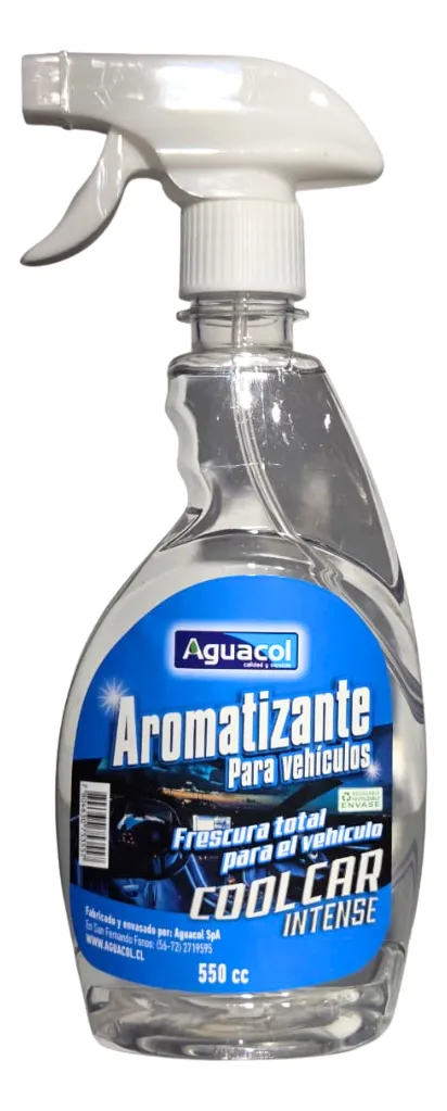 Cool Car AGUACOL AROMATIZANTE COOL CAR C/GAT 500CC