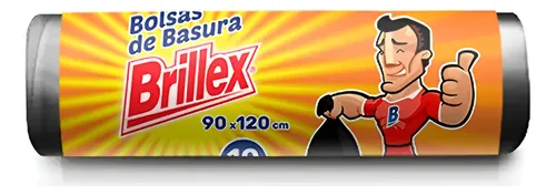BRILLEX BOLSA DE BASURA "90X120" 10UND
