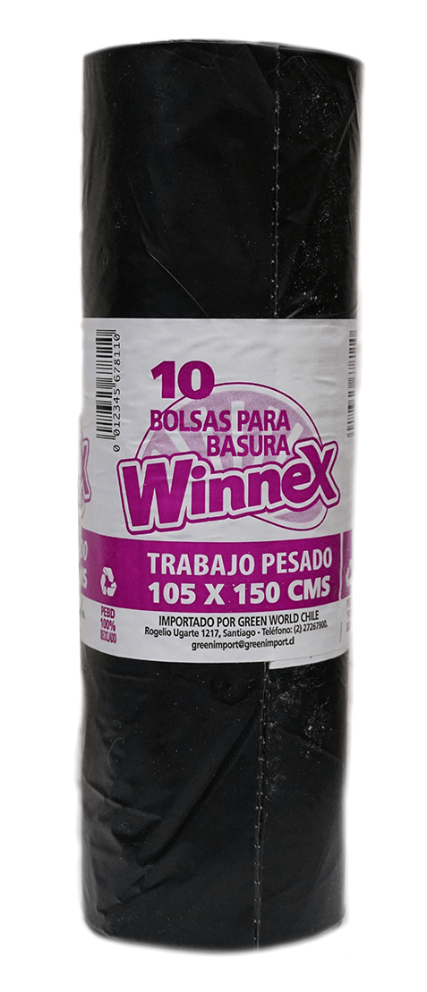 WINNEX BOLSA DE BASURA "105X150" 10UND