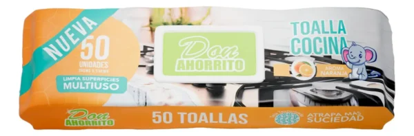DON AHORRITO TOALLAS ANTIGRASA 50UND