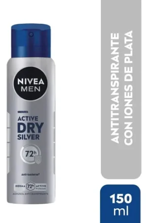 NIVEA DESODORANTE DRY SILVER MEN 150ML