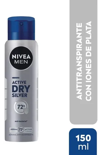 NIVEA DESODORANTE DRY SILVER MEN 150ML