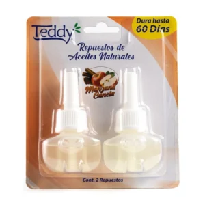 TEDDY REPUESTOS AROMATIZANTES ENCHUFE AROMA MANZA-CANELA 2UND